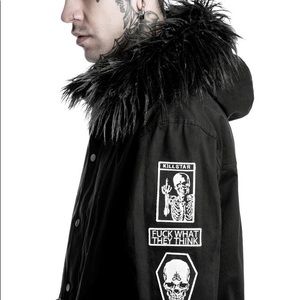 Killstar necropolis parka jacket
